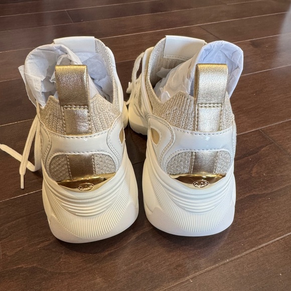 Michael Kors Beige and Cream Women's Sneakers - Picture 4 of 9